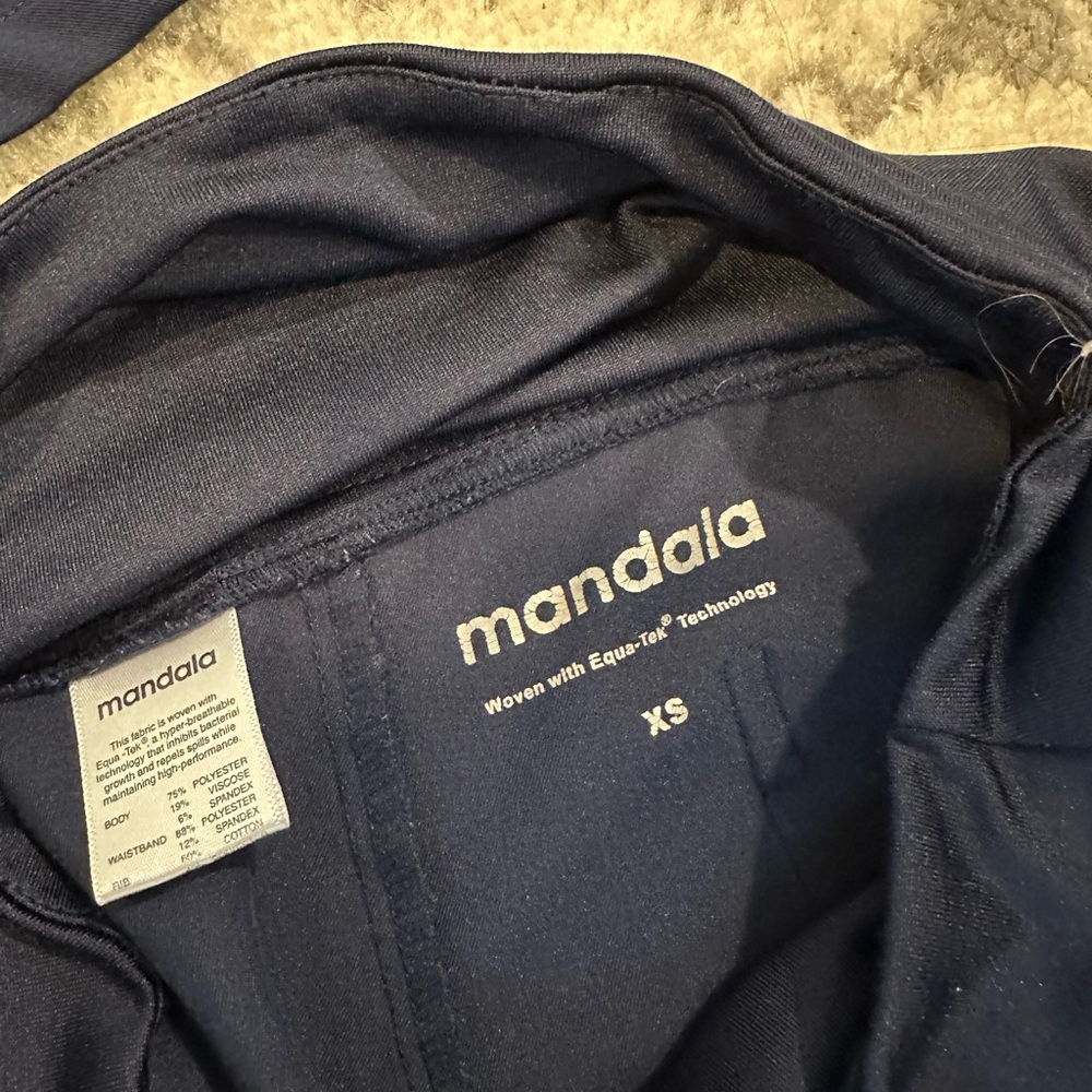 Mandala scrubs maternity joggers and top- Navy blue - Picture 7 of 7